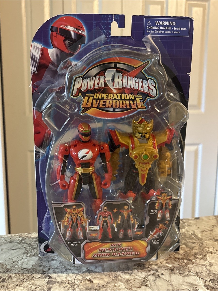 2007 Bandai Power Rangers Operation Overdrive Red Sentinel Zord