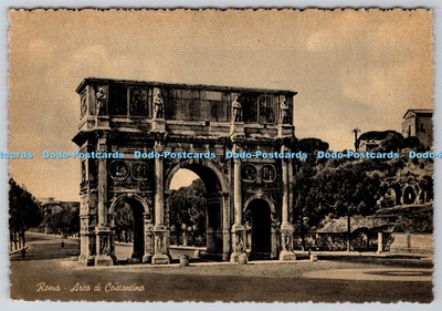 D301890 Roma Konstantinsbogen Stich Grafico Cesare Capello Milano