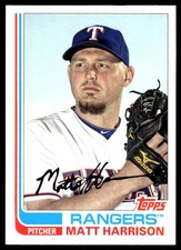 Matt Harrison 2013 Topps Archives #68 Rangers MLB READ FREE SHIP AutographDen