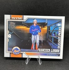 2026 Topps Celebration Francisco Lindor Dugout Peeks Variation SSP #123 Mets