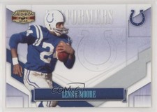 2008 Donruss Gridiron Gear Performers Platinum 22/25 Lenny Moore #P-28 HOF 0f6