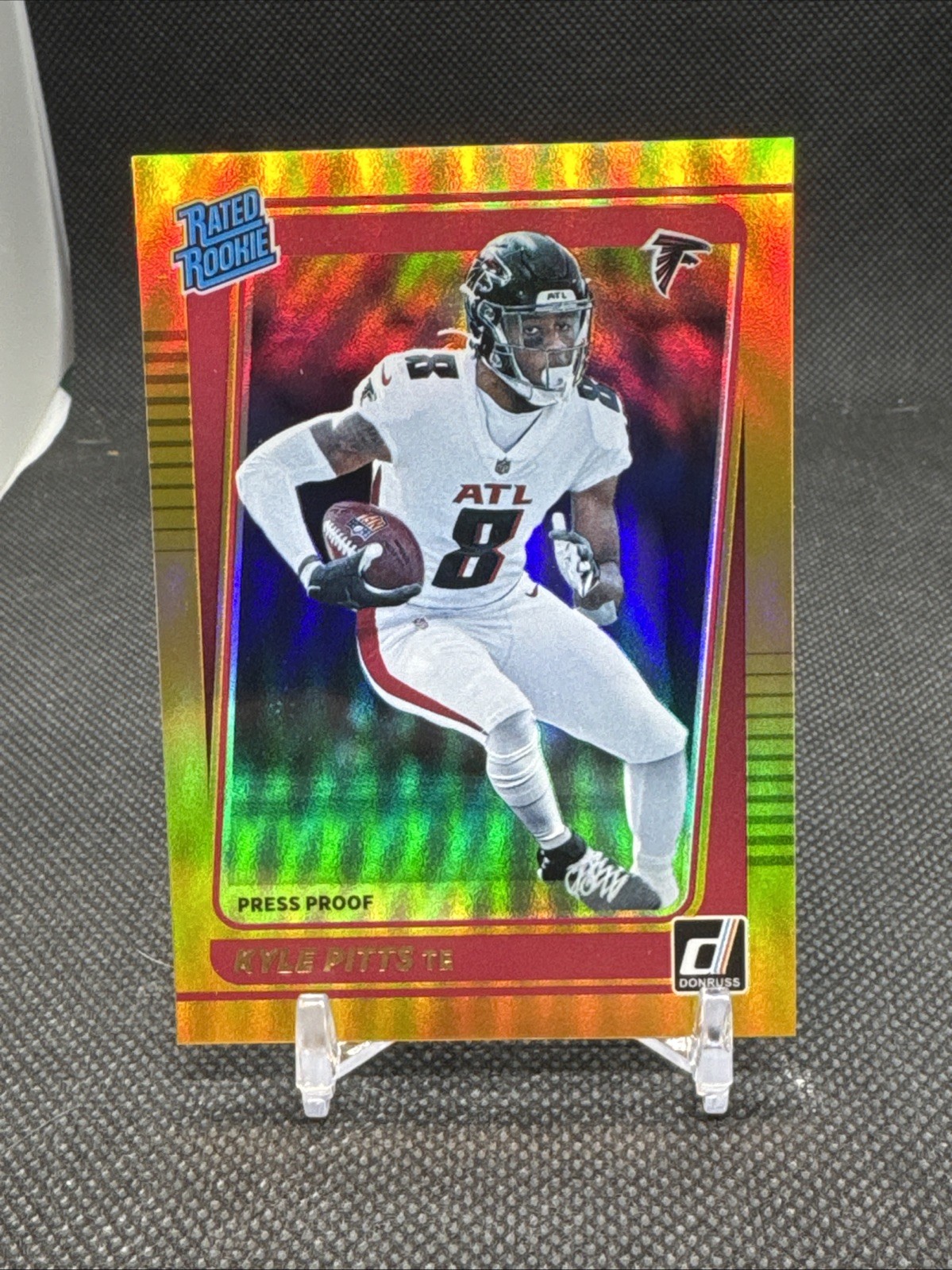 2021 Panini Donruss - Rated Rookie Kyle Pitts #260 Press Proof Premium (RC)