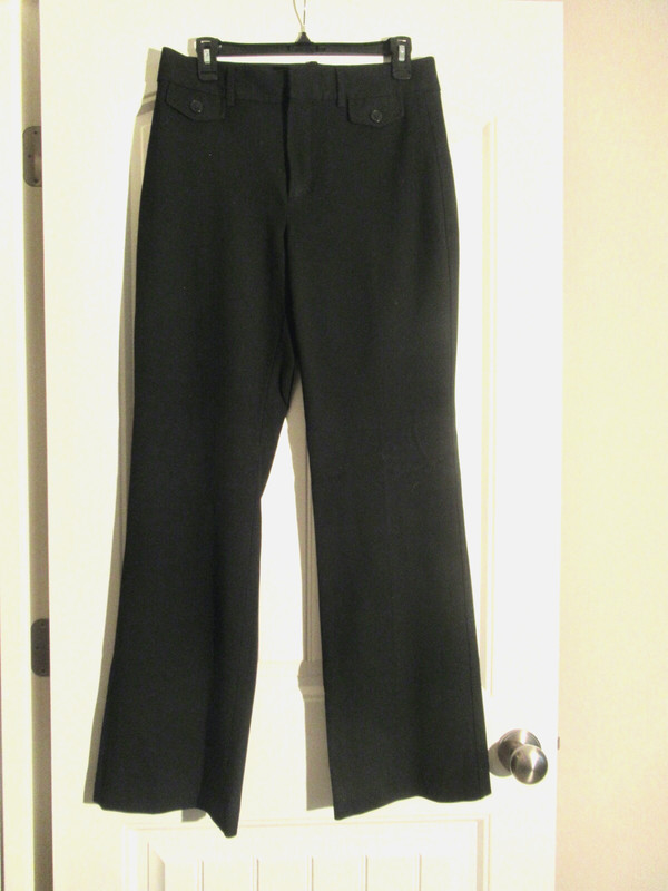 Women's Gap curvy stretch high-rise dress pants size 8 Black