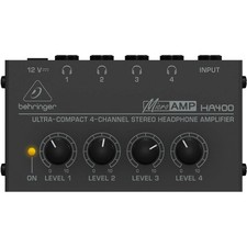 Behringer Microamp HA400 4-Channel Stereo Headphone Amplifier