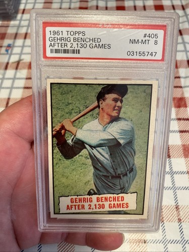 1961 Gehrig Benched #405