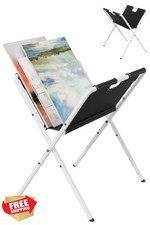 mocomax Canvas Art Print Rack Black White Folding Portable Drying Stand M 