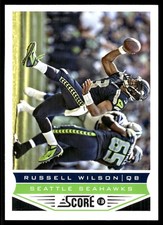 Russell Wilson 2013 Score #193 Seahawks NFL READ FREE SHIPPING AutographDen