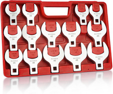 14-piece Jumbo Crows Foot Wrench Set 12 Drive Big Crowfoot Wrench Metric 27