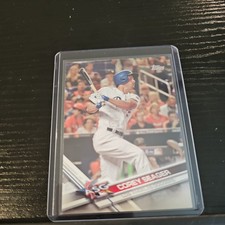 2017 Topps Update Series - Corey Seager #US110 Batting White Jersey