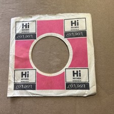 1 Company Sleeve Only Blue London Hi Records