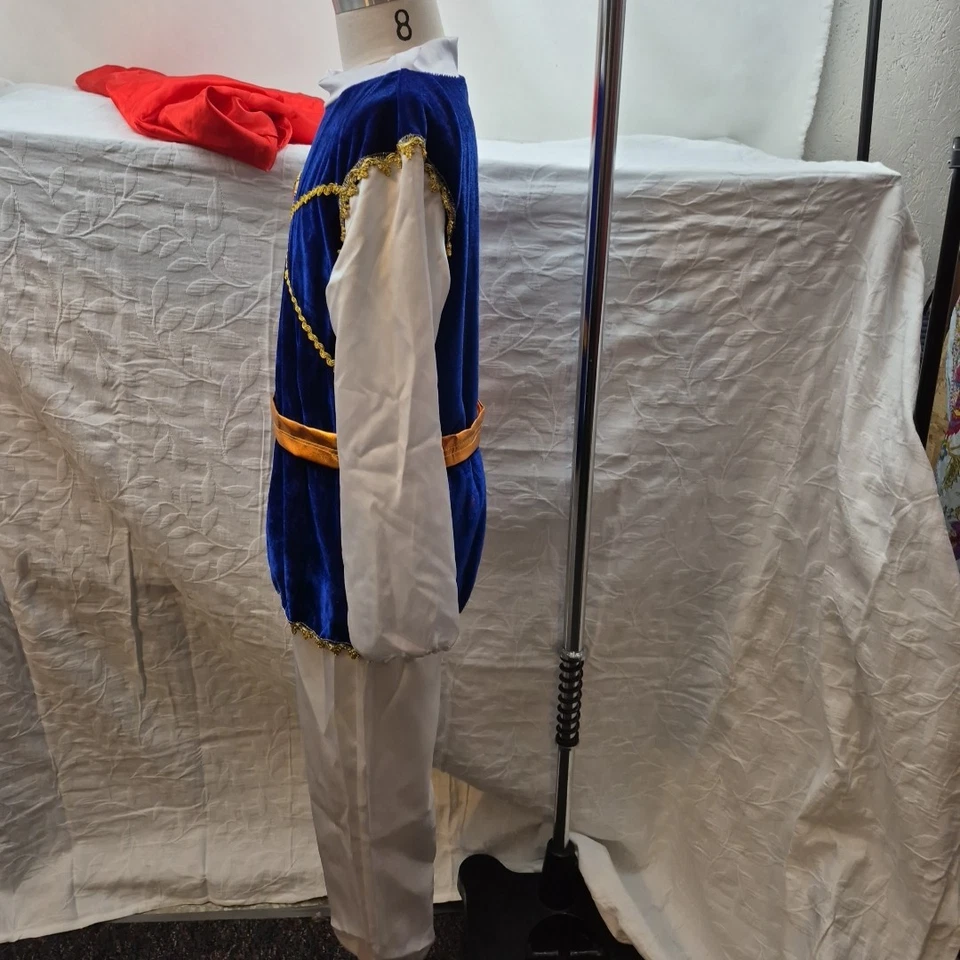 Disfraz de Príncipe Real para Niños Príncipe Encantador Disfraz Libro de Cuento de Hadas 5-7 años Foto 4 de 4