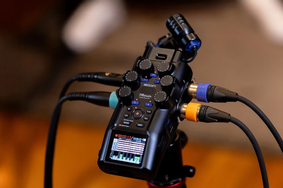 Zoom H6 Studio Handy Recorder Mobil Mikrofon Interview Studio Tragbar Audio Live - Bild 2 von 4