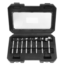 Forstner Bit Set 8Pcs - Forstner Bit Wood Drilling, Forstner Drill Bit with Cent