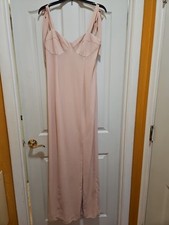 BHLDN Bridesmaid Dress. Anthropologie Antonia Georgette Dress Tie Bow, size 12
