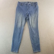 Time and Tru Jeans Women's Sz Large (12-14) Pull On Stretch Waist Normcore Comfy