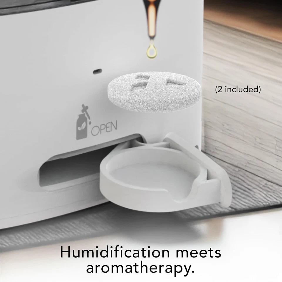 Humidificador ultrasónico para toda la habitación Vornado MISTIC 8, relleno superior, aromaterapia, 2 galones Foto 4 de 4