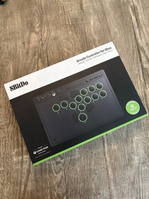 8BitDo - Arcade Wireless Gaming Controller for Xbox One, Xbox X|S, PC - Black