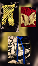 Small Fishnet Lot Of 3, Stripper/lingerie