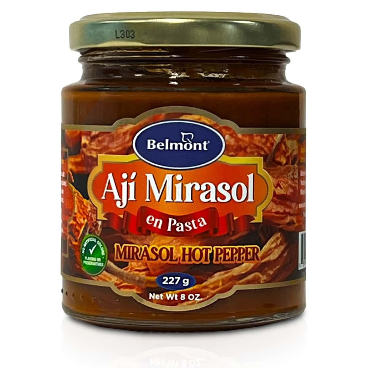 Belmont Pasta de Ají Mirasol Peruano 227 g | Pasta de Pimienta Peruana Mirasol 8 oz