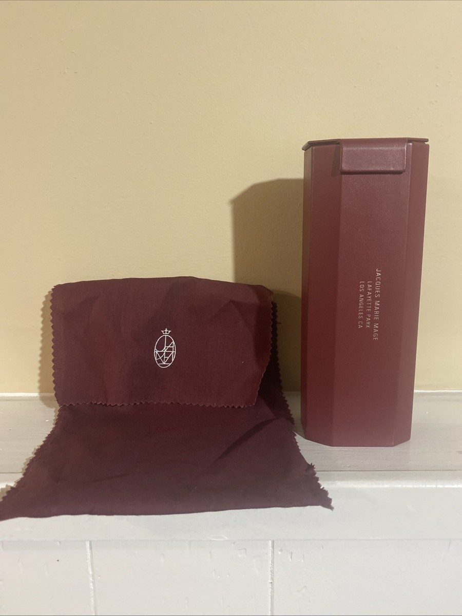 EMPTY CASE With Cover - JMM Jacques Marie Mage Burgundy Red for