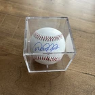 Derek Jeter Signed Novelty MLB Baseball Autographed with case and with COA