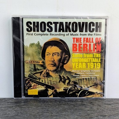 Shostakovich NEW CD The Fall of Berlin Film Music Suite Unforgettable Year 1919