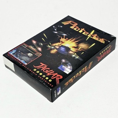 Atari JAGUAR Horizontal Shoot'em Up PROTECTOR 1st Edition CIB Defender Shooter