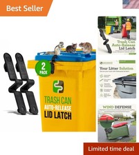 Trash Can Lock for Animals, Durable Lid Latch, 2pc  Durable trash can lid lo...