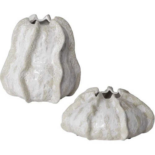 Uttermost 17973 Urchin 9 X 8 inch Vases, Set of 2 - Picture 1 of 3