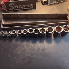 Snap On Socket Set W/tray 1/4 Snap On Socket Set W/tray 1/4