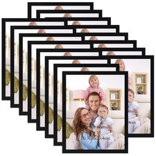 Giftgarden 8x10 Picture Frame Black Set of 16 Lightweight 8 by 10 Photo Frame...
