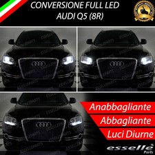 KIT FARI FULL LED AUDI Q5 8R ANABBAGLIANTI ABBAGLIANTI E LUCI DIURNE LED 6000K
