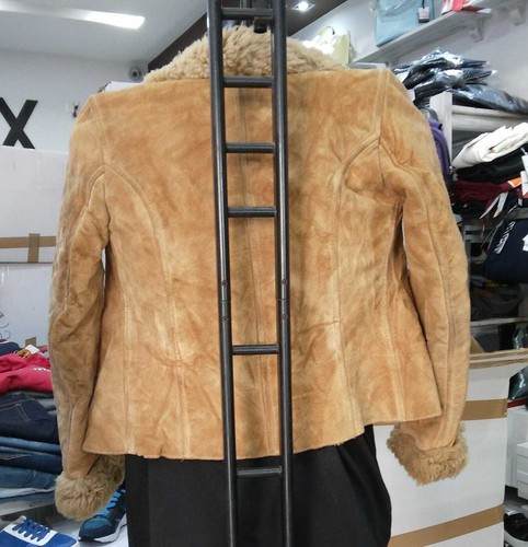 GIUBBOTTO URBAN BABE Bambina Child Marrone in vera pelle tg 8 anni MON 1002 LZ - Foto 3 di 7