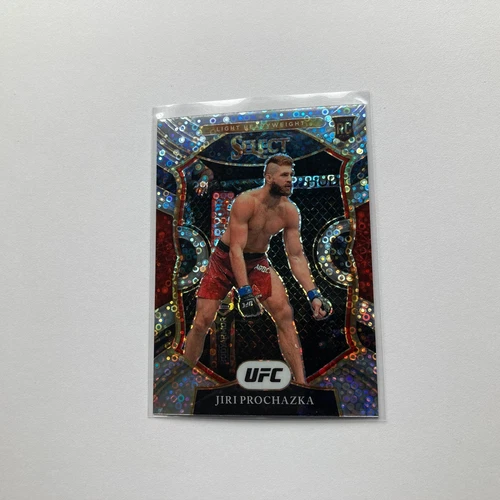 Jiri Prochazka 2021 Panini Select UFC Concourse Silver Disco Prizm Card #35