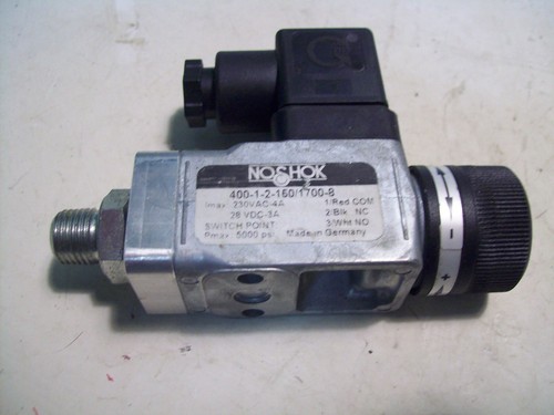 NUOVO NOSHOK 400-1-2-150/1700-8 PRESSIONE MECCANICA SW 150-1700PSI 4A/250VAC P4992 - Foto 2 di 4