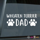 Wheaten Terrier Dad Sticker Die Cut Vinyl - irish soft coat wheatie dog