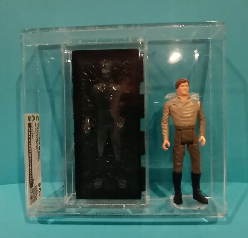 Star Wars Vintage Han Solo in Carbonite CAS 90+ Last 17 Kenner 1984