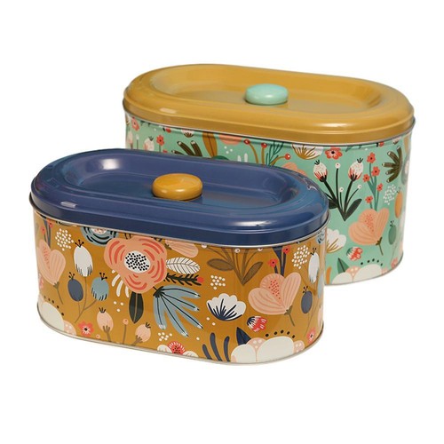 Desktop Storage Box Metal Large Capacity Sealed Storage Containers with Lid - Picture 15 of 16