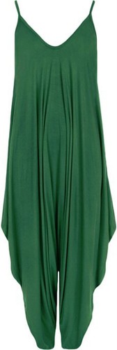NEW WOMENS BAGGY STRAPPY CAMI ALI BABA HAREM LADIES JUMPSUIT PLAYSUIT SIZES 8-26 - Picture 18 of 28