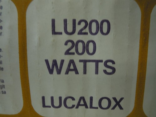 LOT of 2 x GE LU200 LUCALOX HIGH PRESSURE SODIUM LAMP BULB 200W CGE *NEW - Imagen 2 de 3