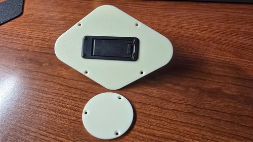 Gibson USA Les Paul Rear Cavity Cover Replacement Set w Battery Compartment NEW - Picture 11 of 12