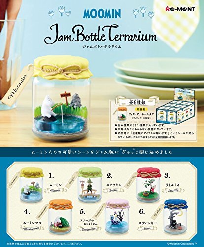 Moomin Jam Bottle Terrarium BOX all Item 1 BOX = 6 pieces, all BOX 6 types b35f67 Moomin Jam Bottle Terrarium BOX all Item 1 BOX = 6 pieces, all BOX 6 types b35f67