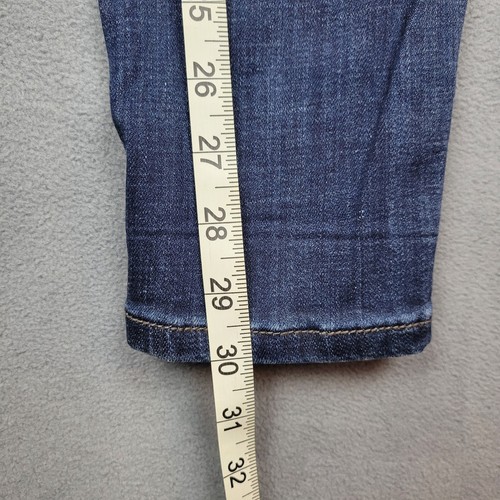 JAG Jeans Damen 2/26 Blau Denim Baumwolle 5-Pockets Mid-Rise Skinny Leg Zip Fly - Bild 8 von 9