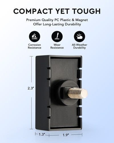 CO-Z Square Magnetic Limit Switches PC Gate Magnets for Sliding Gate Opener - Picture 4 of 7