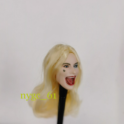 1:6 Clown Joker Girl Open Mouth Head Sculpt For 12" Female PH TBL Action Figure - 第 1/6 張圖片