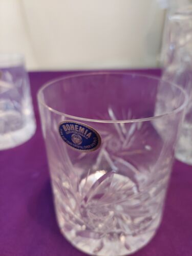 Bohemia Crystal Decanter & 6 Whiskey Tumbler. Stunning Set. - Picture 8 of 16