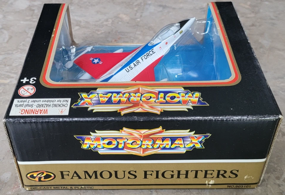 NEW MOTORMAX FAMOUS FIGHTERS DIECAST U.S. AIR FORCE F-16 FIGHTING FALCON 603101 - Image 3 of 4