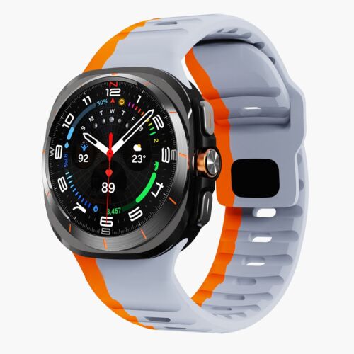 For Galaxy Watch Ultra 47mm for Silicone Sport Band Replacement Strap - Picture 18 of 22
