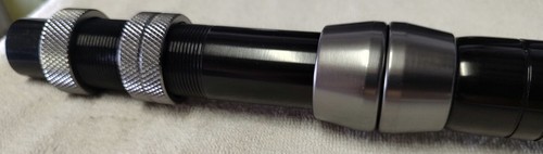 Pac-Bay 50 class Long Straight Butt Black/GunMetal Color PAB2-GM - Picture 3 of 6