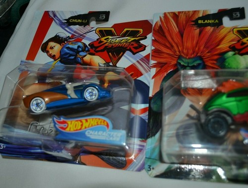 HOT WHEELS 2020 STREET FIGHTER - CHUN-LI , BLANKA AND RYU CHARACTER CARS - Picture 2 of 4